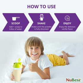 NuBest Tall flaxseed omega-3-6-9 ingredients on label.