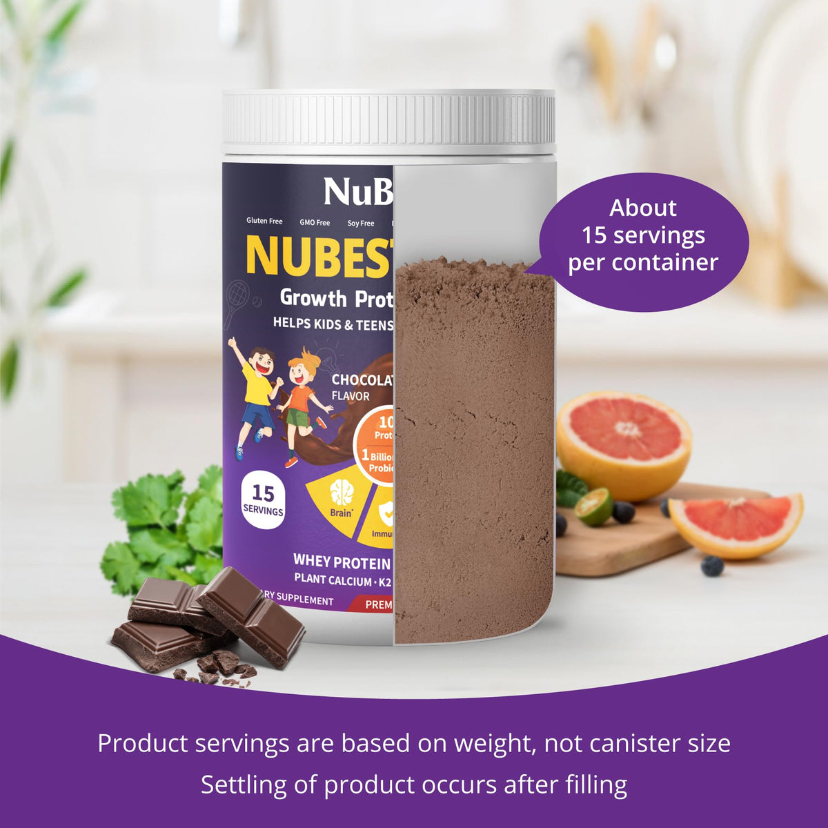 NuBest Tall Protein calcium and magnesium from marine algae for bones