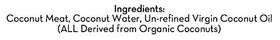 NUCO Nutrition-facts show a low carb, yeast-free profile.