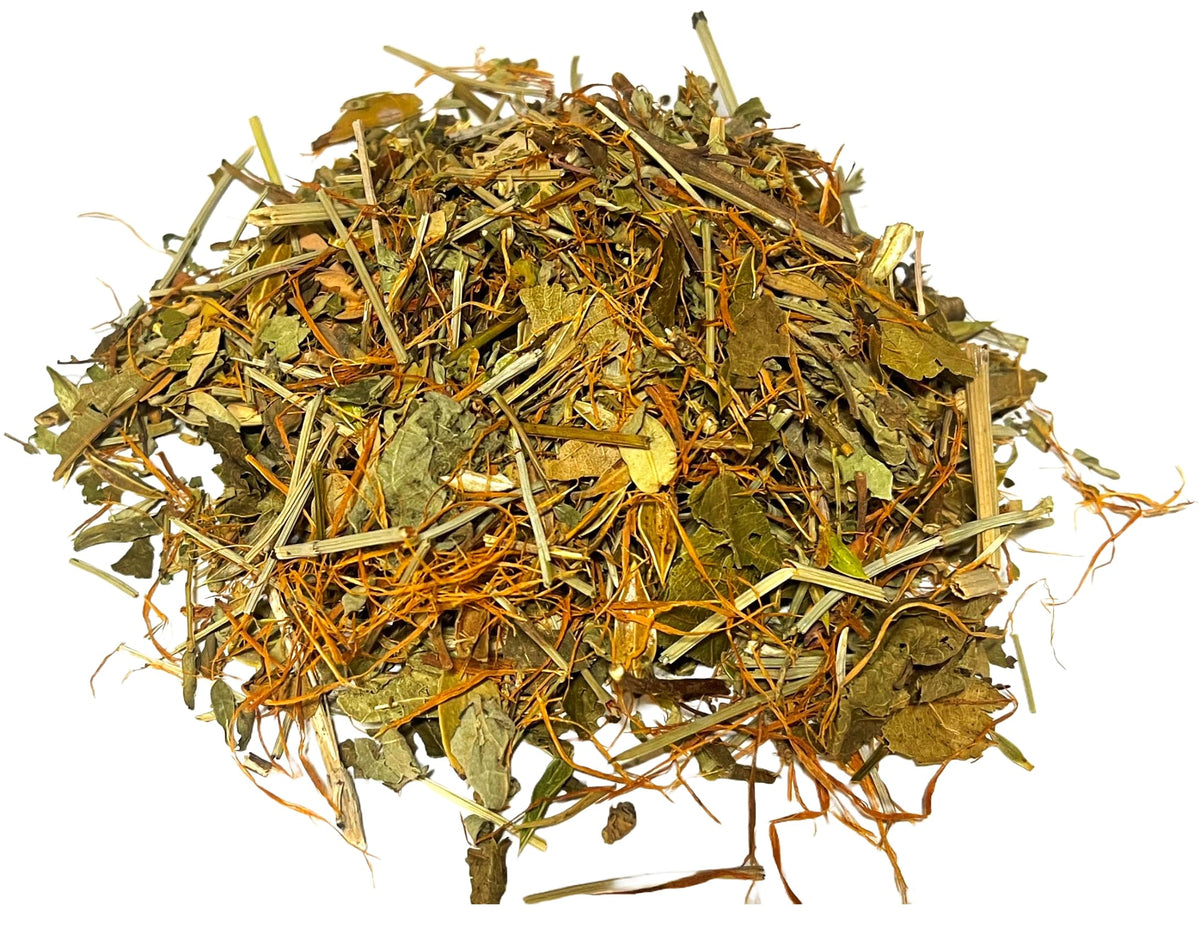 Nuestra NS Salud prepared cup showing aroma and color.