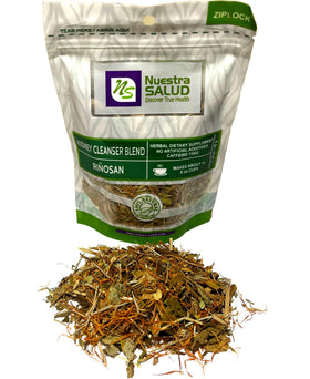 Nuestra NS Salud Peruvian herbal blend pack with fresh fragrance.