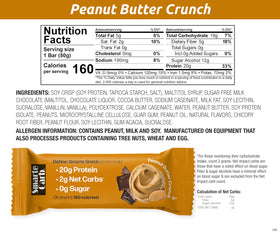Display of NuGo Smarte Carb bar for post-workout cravings