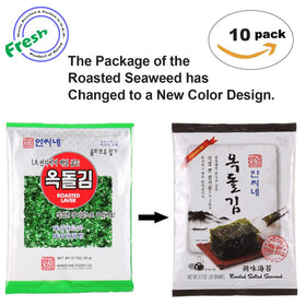 NUGU gim nori snack pack-10 perfect for bento and on-the-go munching