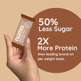Individually wrapped Numa Coffee Chews for on-the-go snacking and freshness.
