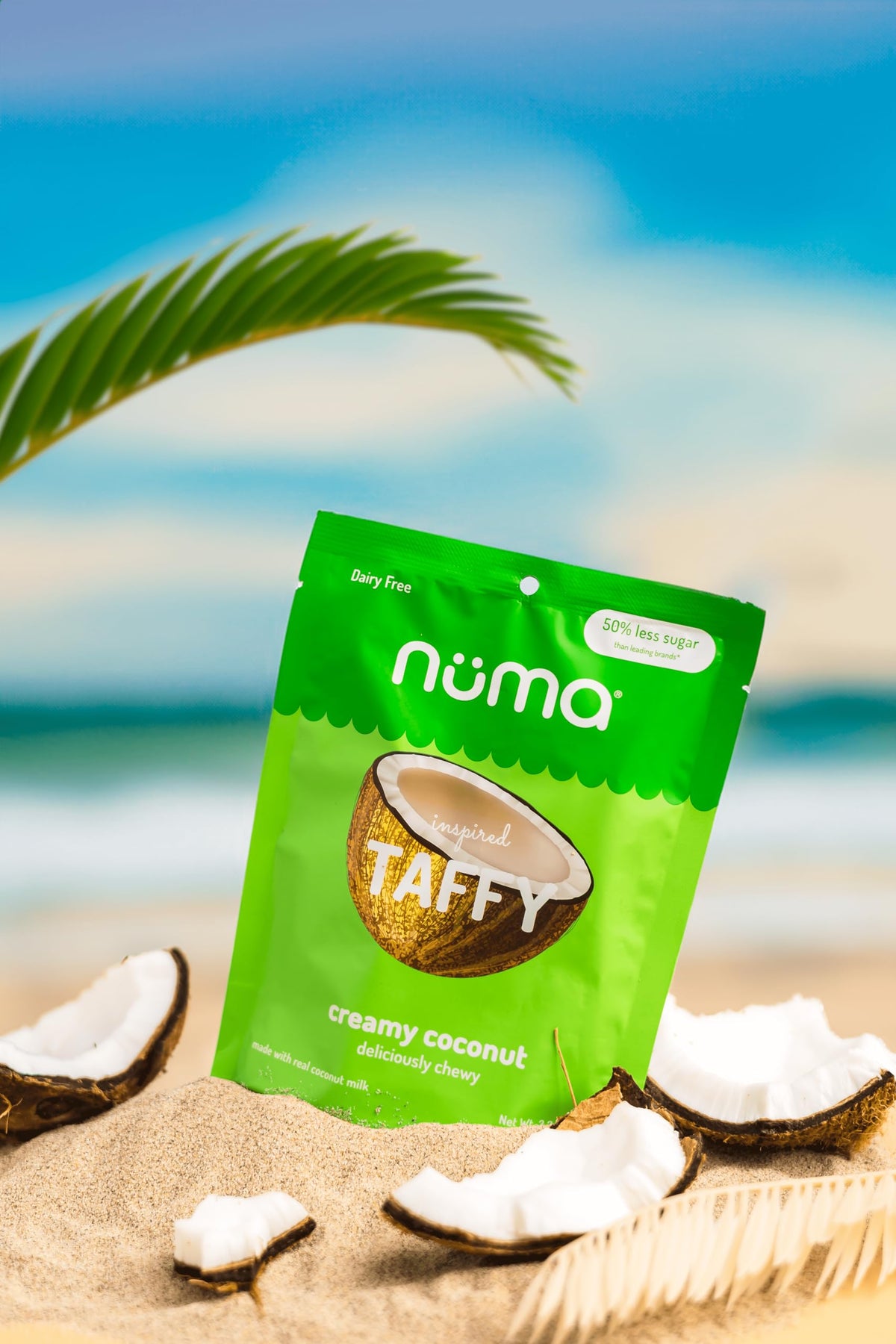 Numa low-sugar coconut taffy for mindful treats