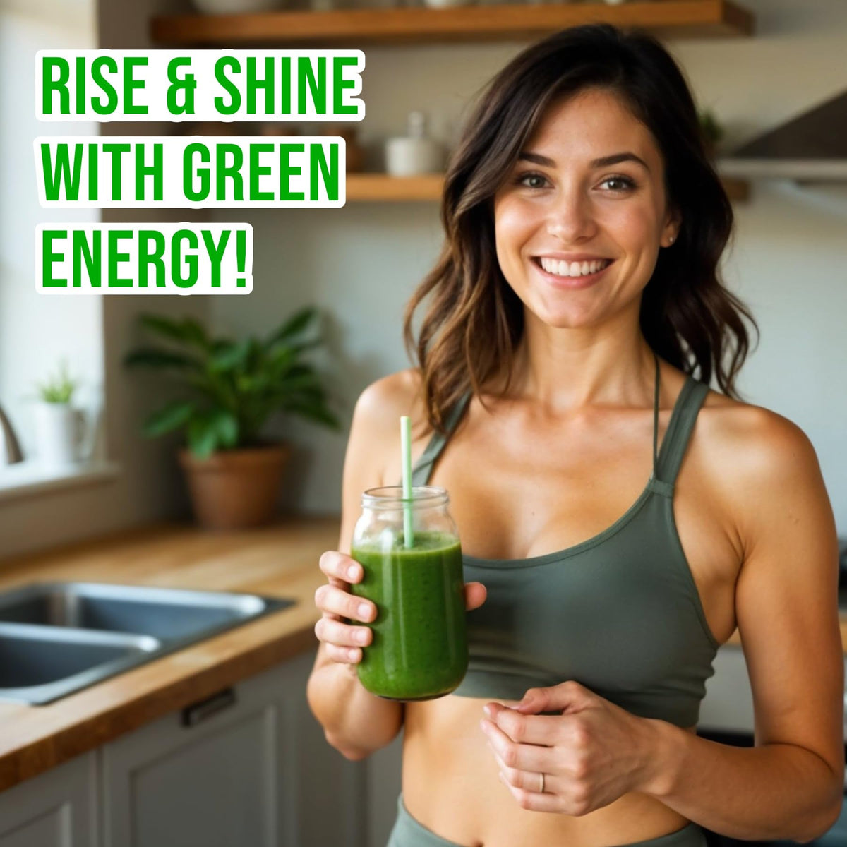 Numami Barley Grass Juice Powder blends easily into a smoothie for daily nutrition