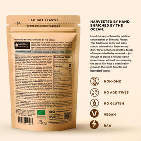 Numami plastic-free packaging underscores eco-friendly, ready-to-use salt for kitchens.