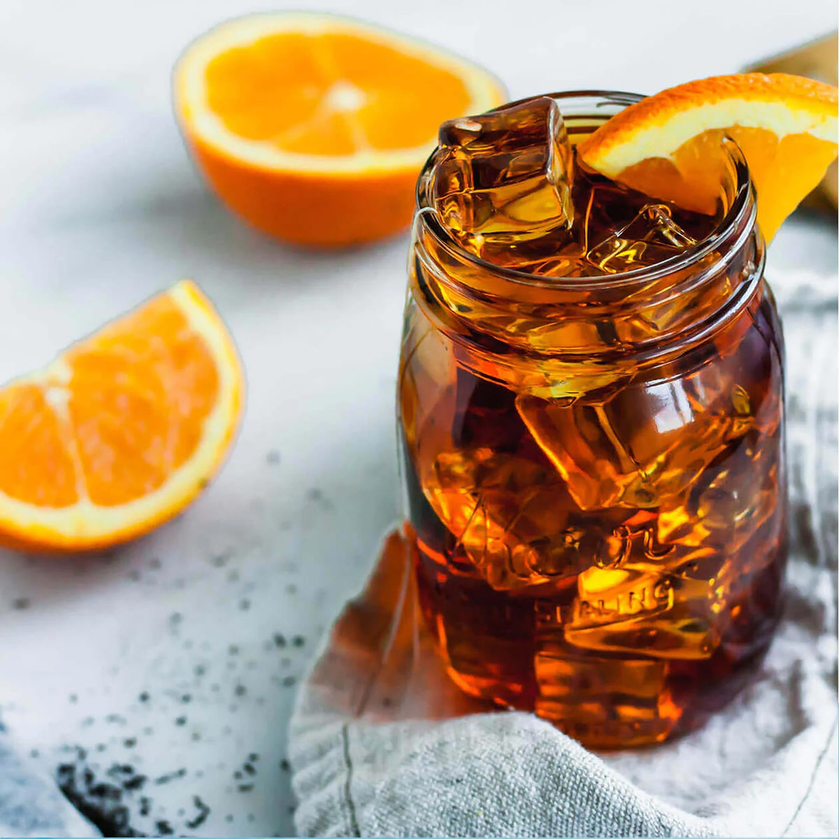 Numi aged Earl Grey tea bergamot oil highlights authentic citrus aroma.