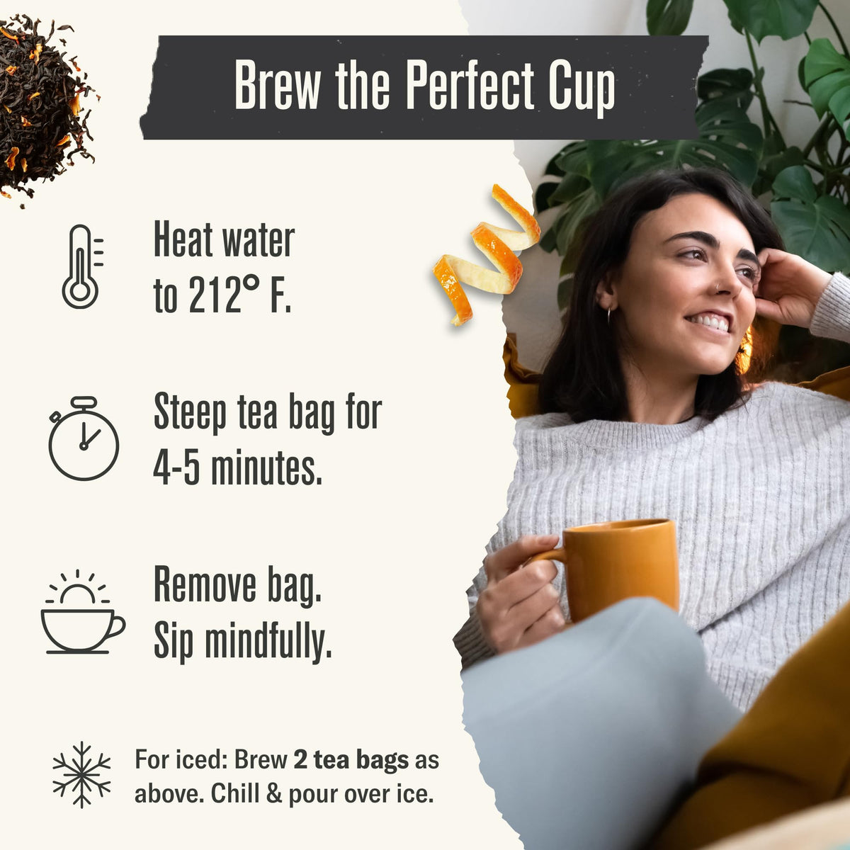 Numi aged Earl Grey tea pour demonstrates smooth, flavorful pour-over experience.