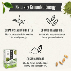 Numi Matcha-infused blend delivers vibrant color and gentle energy for focused moments