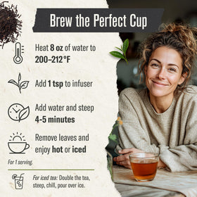 Numi Organic Tea resealable packaging keeps full-leaf quality intact.