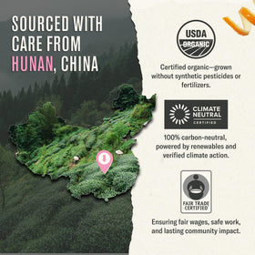 Numi Steaming tea cup with rose aroma and subtle sweetness