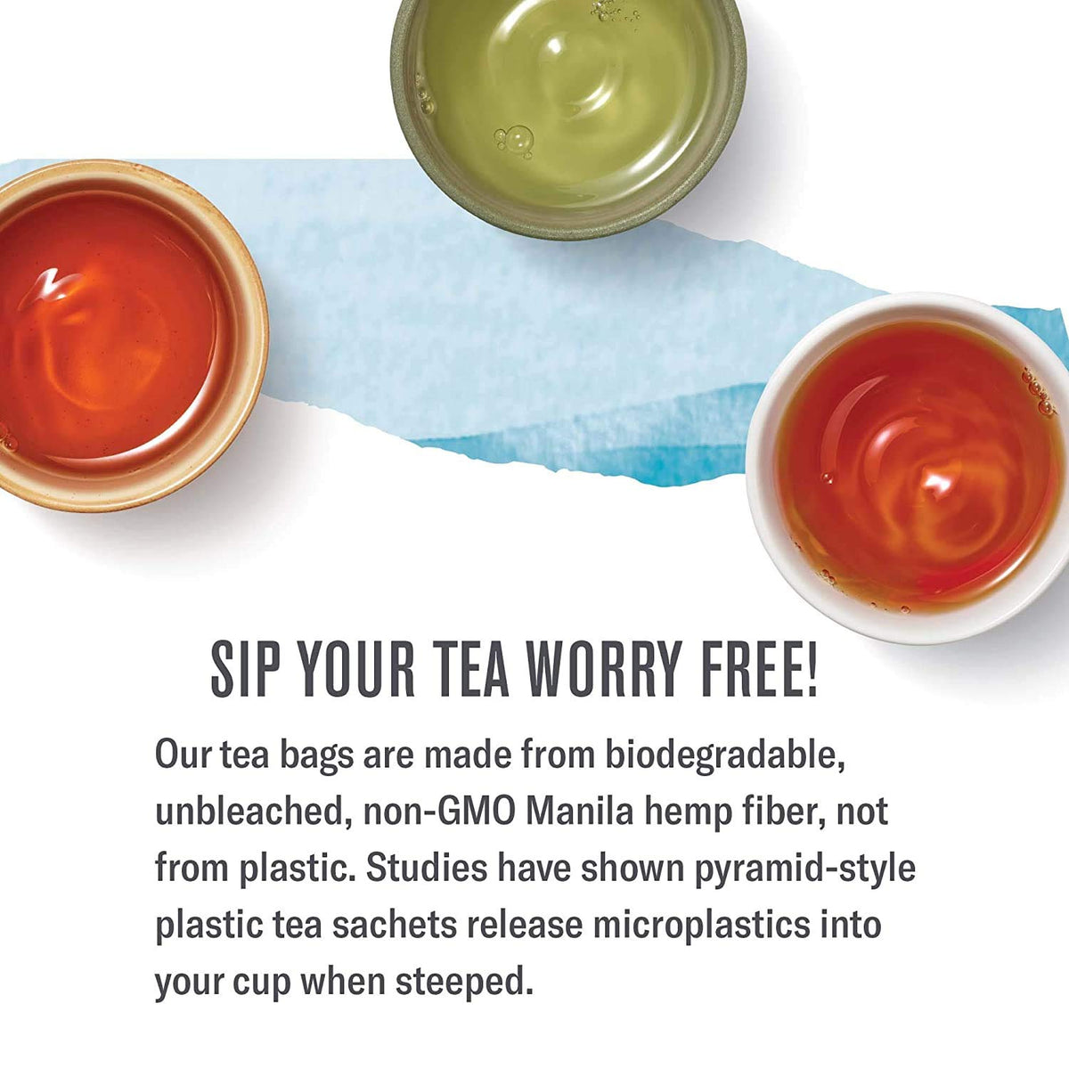 Numi tea bag pour shows smooth flow and easy steeping for busy mornings.