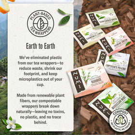 Numi traditional Japanese-style blend of matcha and toasted rice supports mindful tea rituals
