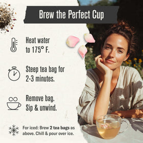 Numi White Tea in a cup, showcasing delicate floral notes