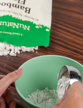 NuNaturals Bamboo Flour supports gluten-free, keto-friendly baking.
