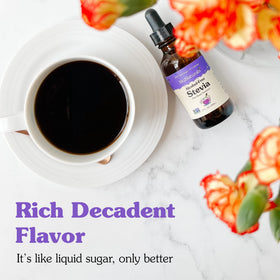Ingredient view of NuNaturals Liquid Stevia: stevia extract and water