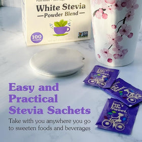 Keto-friendly NuNaturals sugar substitute in easy packet form.