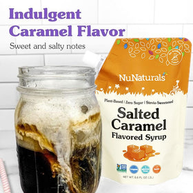 NuNaturals Stevia Syrup ice cream topping adds indulgence without sugar.