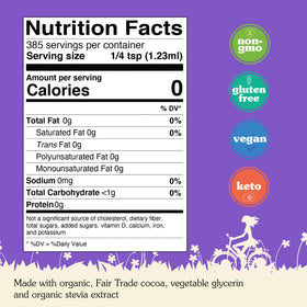 NuNaturals Stevia Syrup keto-friendly packaging appeals to low-carb shoppers.