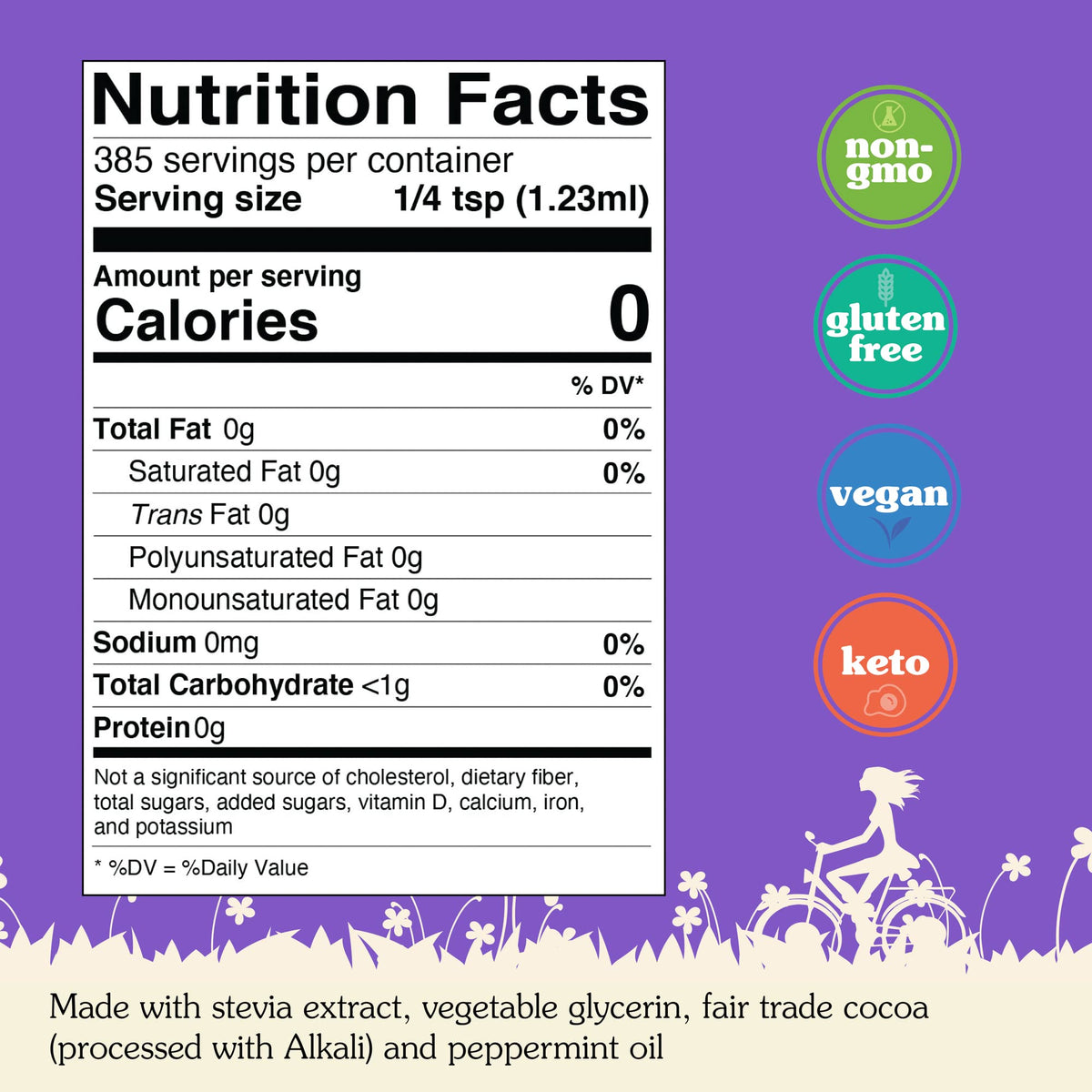 NuNaturals Stevia Syrup keto-friendly option for low-carb meals and drinks.
