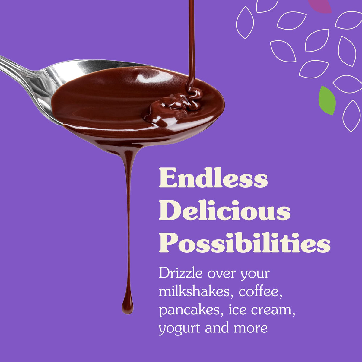 NuNaturals Stevia Syrup pancake waffle drizzle delivers flavor with zero calories.