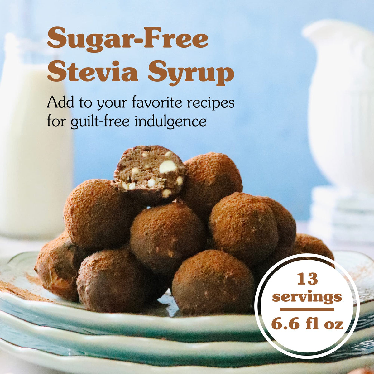 NuNaturals Stevia Syrup pump-dispense for easy drizzle