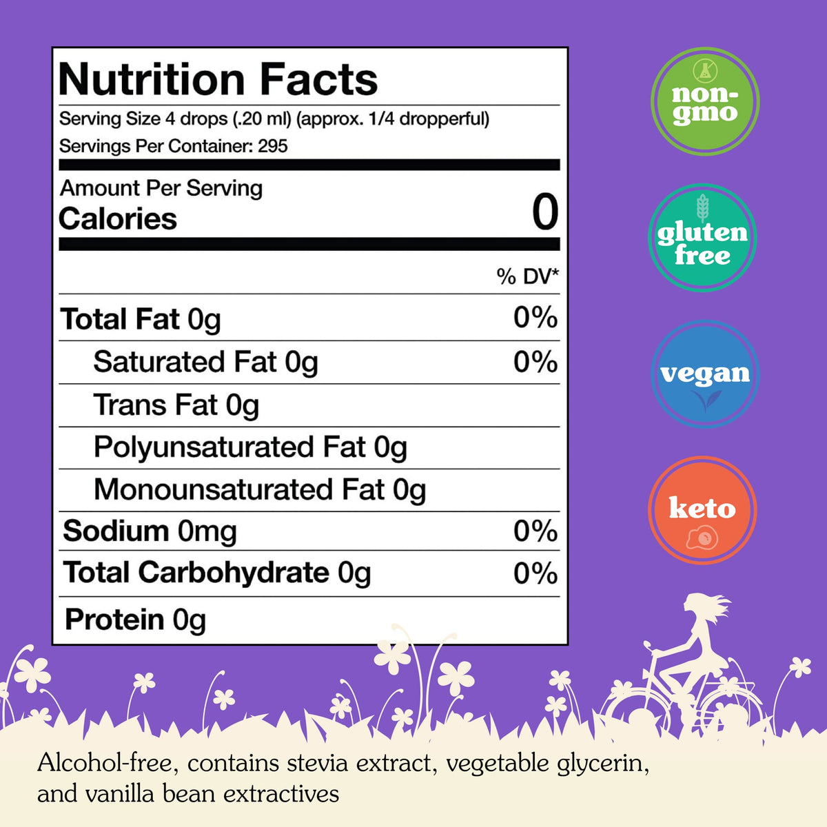 Nunaturals sustainability logo highlighting ethically sourced ingredients