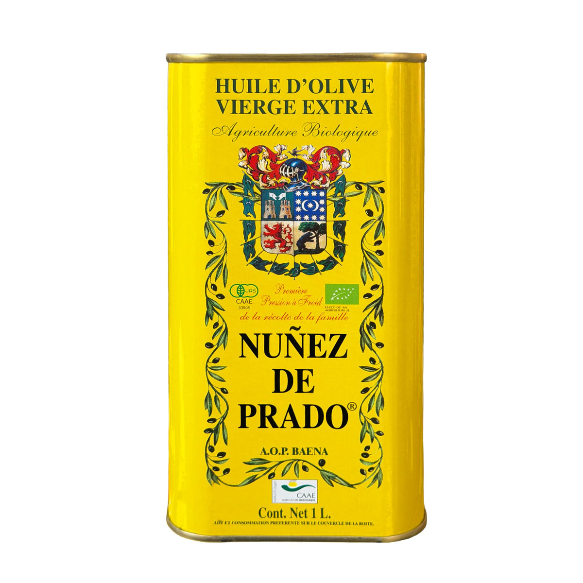Nuñez de Prado bottle front view ideal for premium cooking.