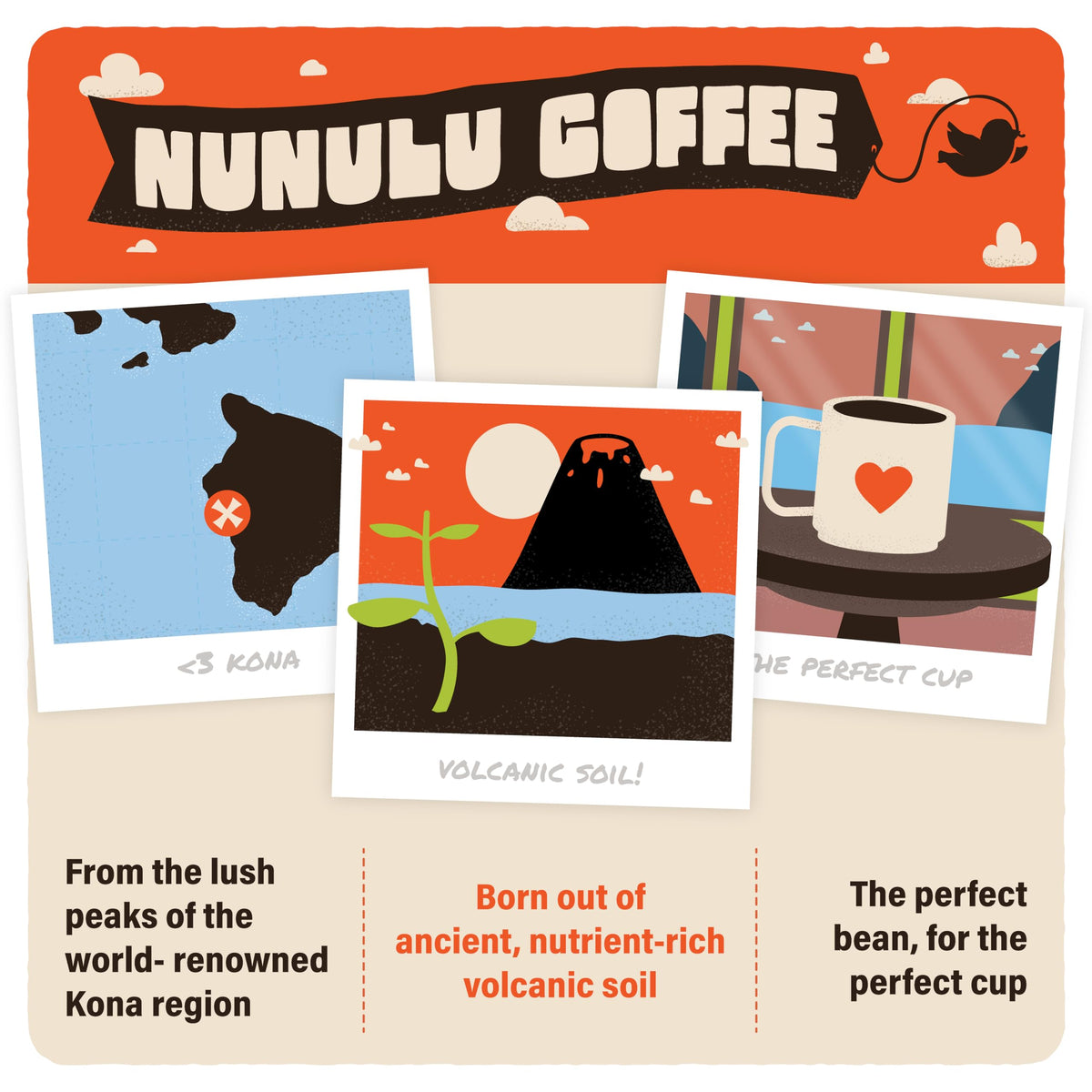 Nunulu Coffee That Sings farm-to-cup image emphasizes careful harvesting and fresh roast.