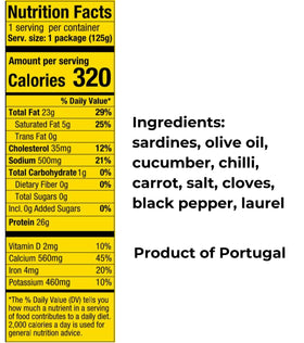 Close-up of NURI sardines can highlighting wild-caught freshness and natural ingredients