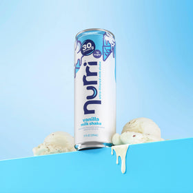 Nurri bottle from Midwest dairy sources signals local quality and freshness.