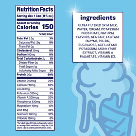 Ultra-filtered Nurri milk image underscores higher protein and calcium content.