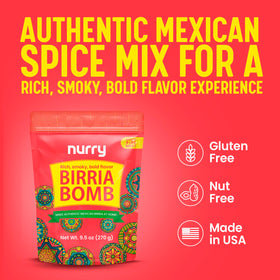 NURRY Birria Bomb Balls create quesabirrias with bold, savory notes.
