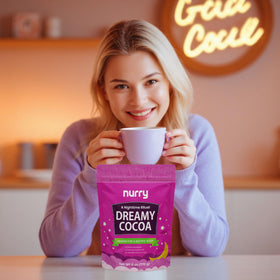 NURRY quick bedtime ritual shot ready in seconds for unwinding.