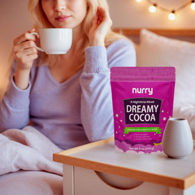 NURRY vegan gluten-free label on pack communicates dietary compatibility.