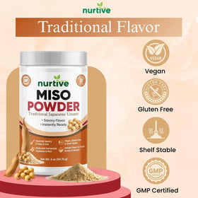 Nurtive Miso Powder travel pack ready for on-the-go flavor