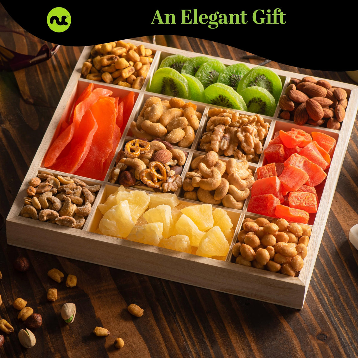 Nut Cravings bar-pretzel-mix and snacks for savory grazing