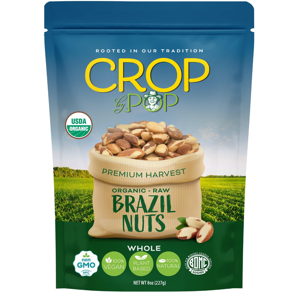 Nut Cravings Crop by POP Brazil nuts pack—fresh, premium quality for snacking