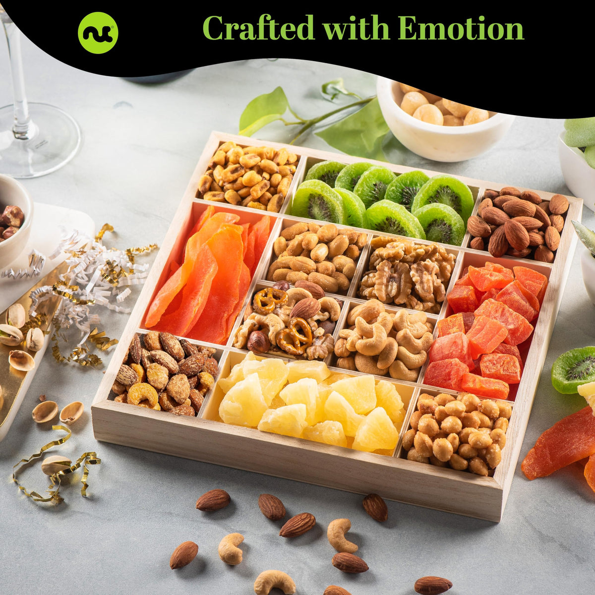 Nut Cravings dried-fruit-and-nuts collection ideal for a healthy snack basket