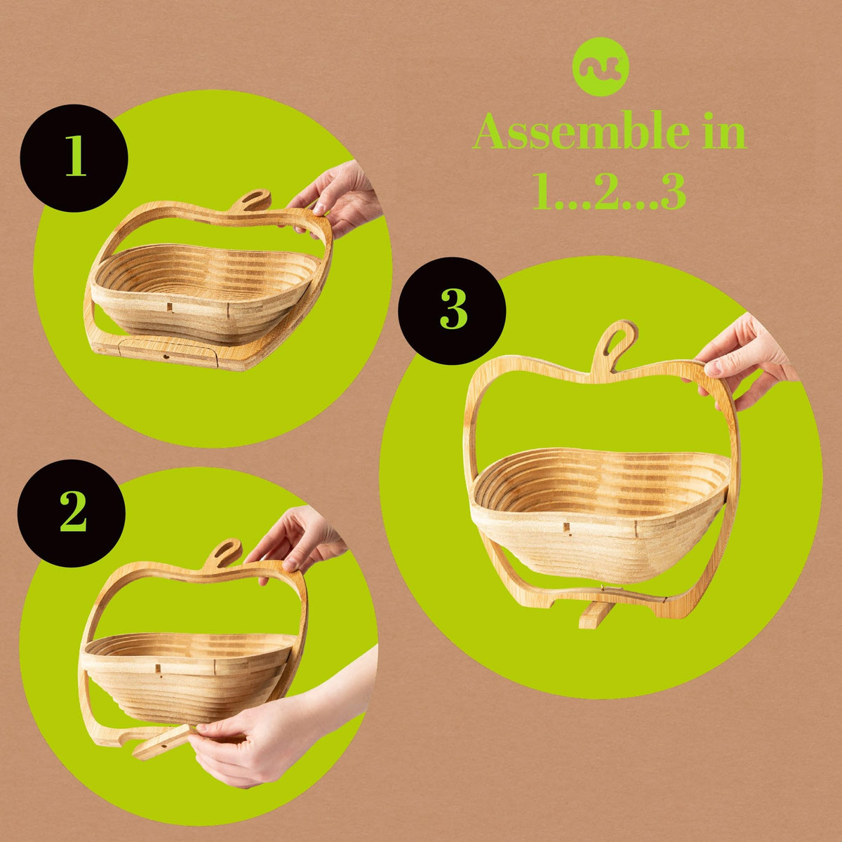 Nut Cravings wooden apple tray detail demonstrates versatile serving and display.
