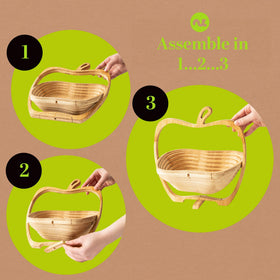 Nut Cravings wooden apple tray detail demonstrates versatile serving and display.