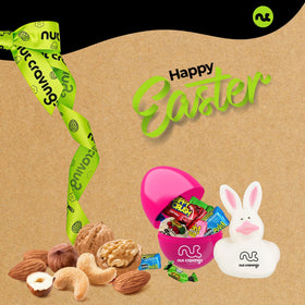 Nut Cravings egg-stuffer candies add a festive surprise for Easter celebrations.