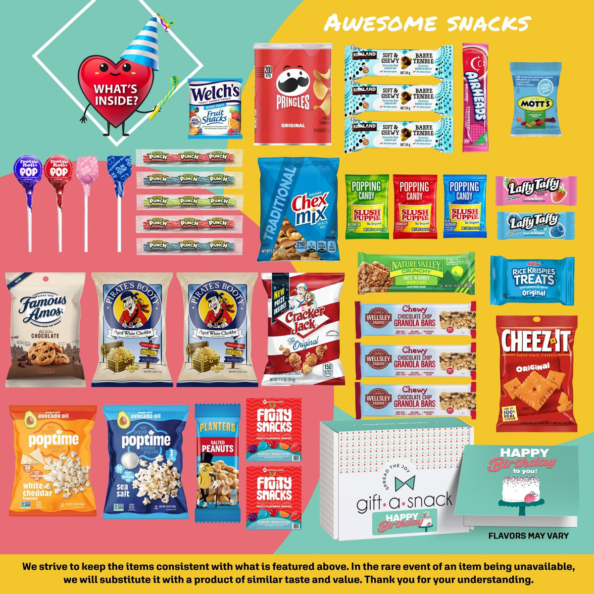 Nut Cravings Gift A Snack box offers assorted snacks for varied tastes.