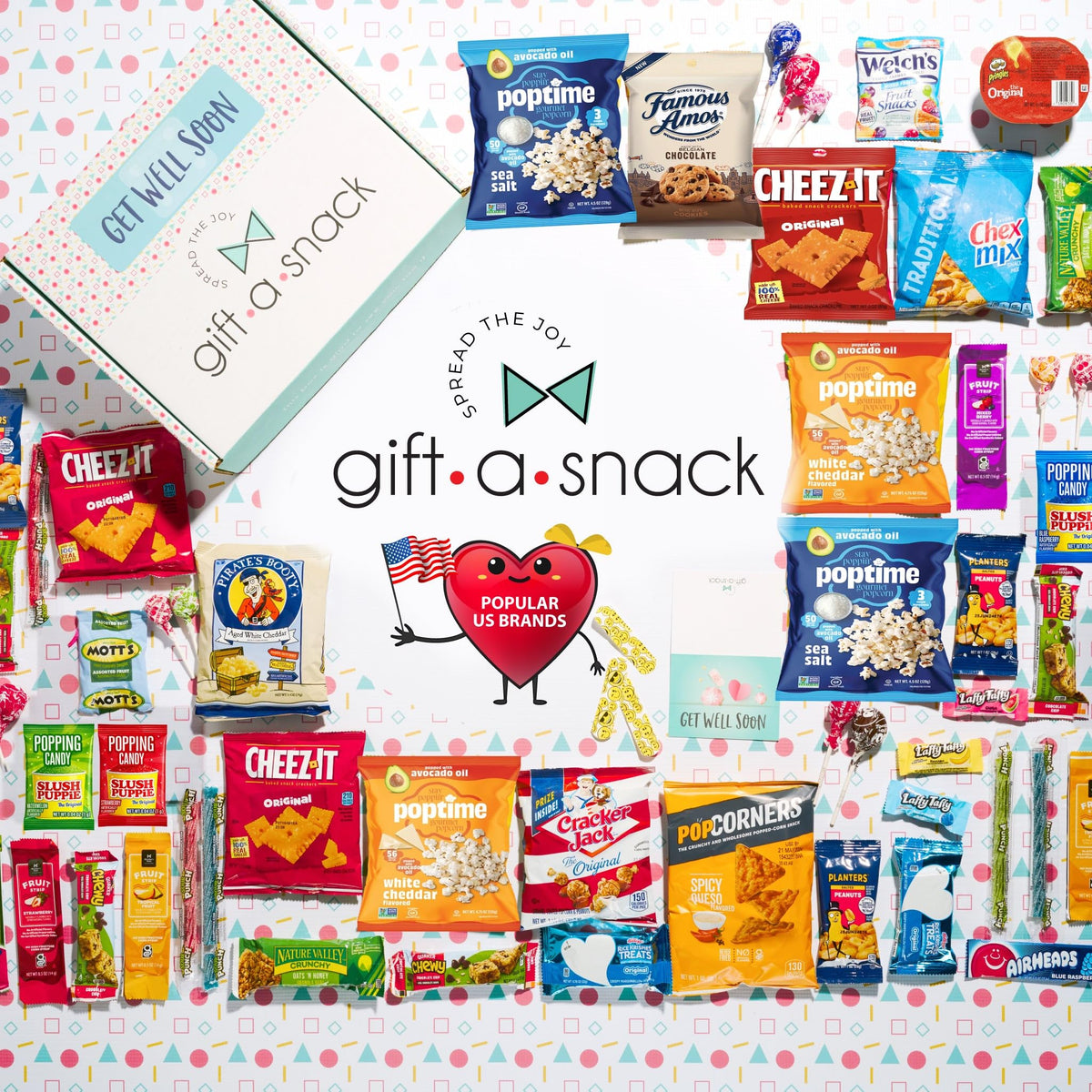 Assorted snacks and candies from Nut Cravings brighten days and mood