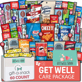 Nut Cravings Gift A Snack box front view shows premium gifting packaging for get-well gifts.