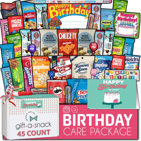 Nut Cravings Gift A Snack box unboxing reveals birthday-ready packaging and a tempting assortment.