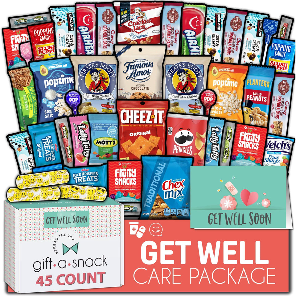 Nut Cravings Gift A Snack box variety-pack with assorted treats for get well wishes