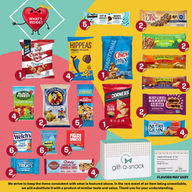 Nut Cravings Gift A Snack greeting card included for a personal touch
