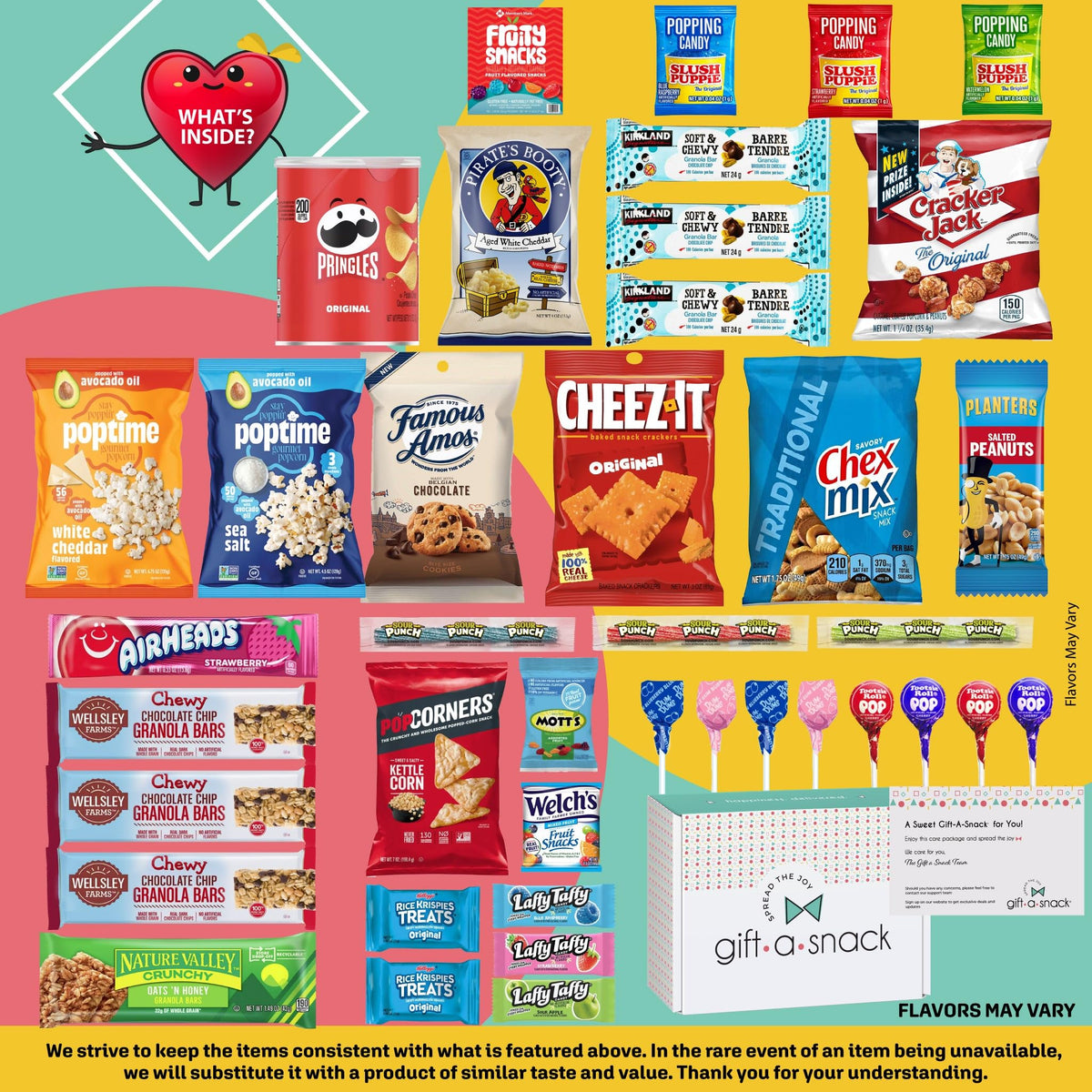 Nut Cravings Gift A Snack greeting card inside ideal for personal notes.